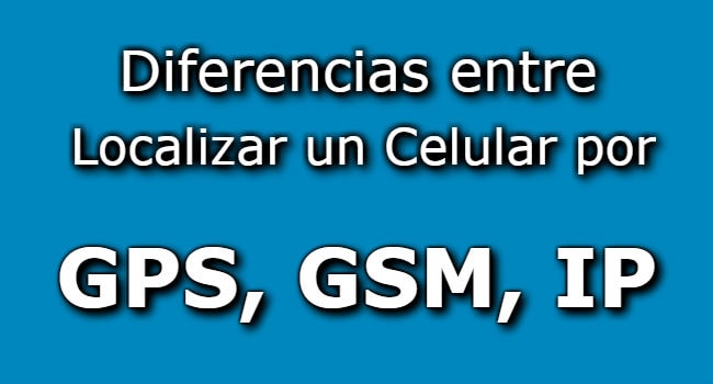 diferencia entre gps, gms, ip